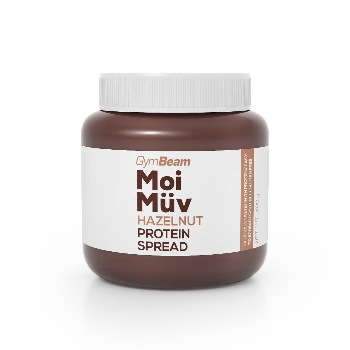 GymBeam MoiMüv Crema Proteica 400 g Nocciola Senza Zuccheri
