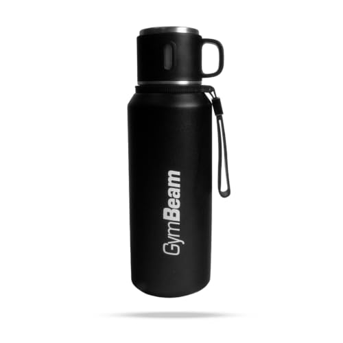 GymBeam Thermos Acciaio 1L Borraccia Termica 12 Ore con Tazza