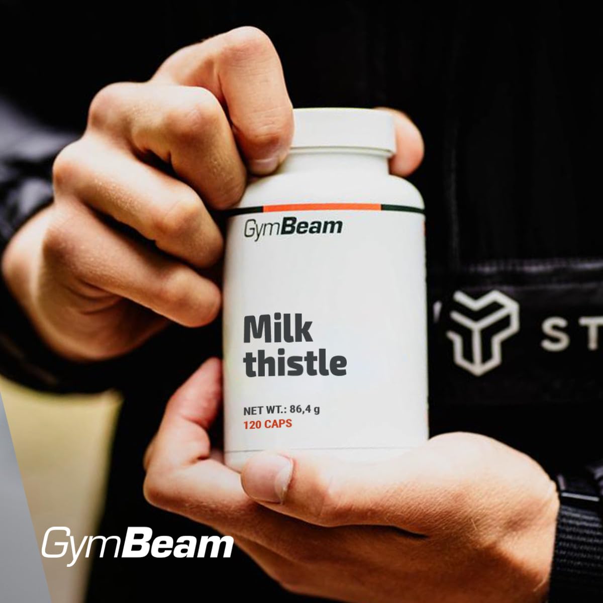 GymBeam Cardo Mariano capsule silimarina 80% per fegato