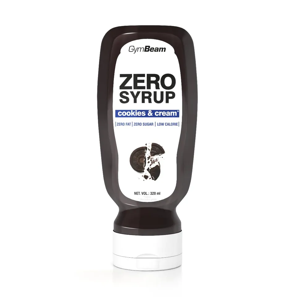 GymBeam Sciroppo ZERO Cookies Cream 320 ml Senza Zucchero