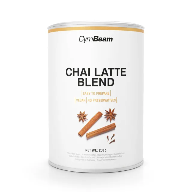 GymBeam Chai Latte 250 g miscela masala chai tè nero spezie