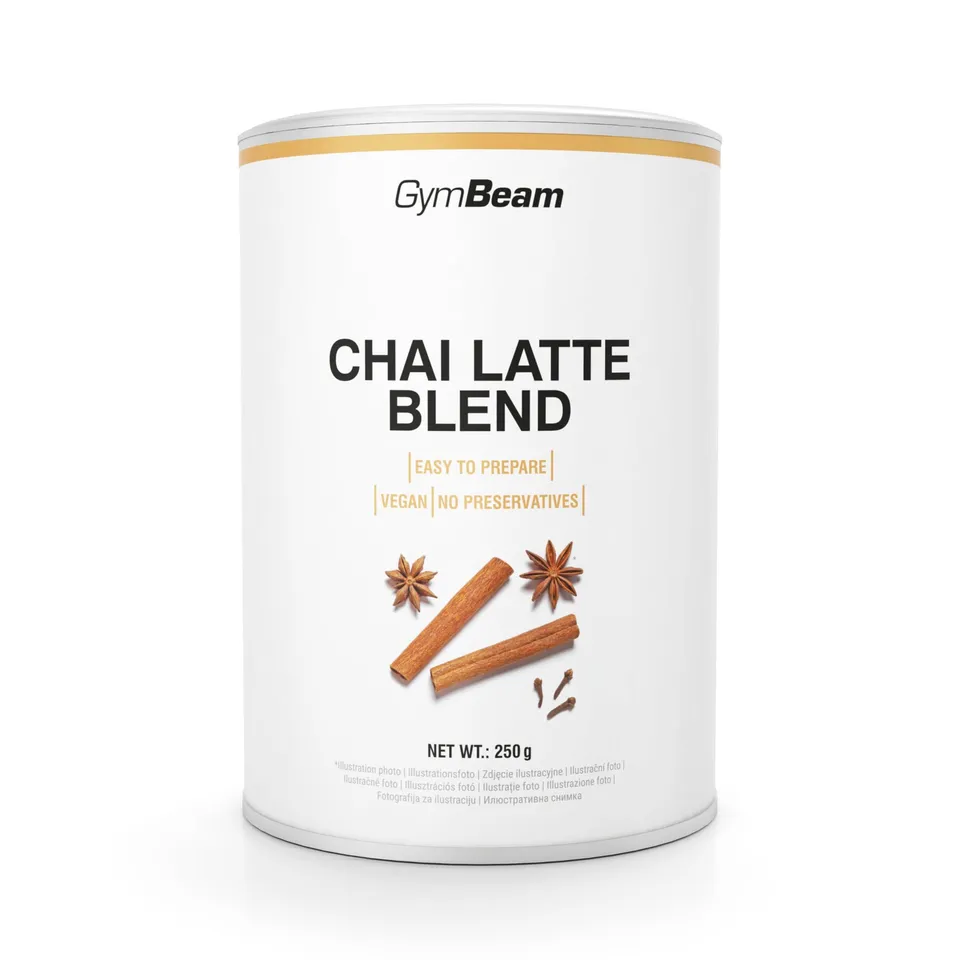 GymBeam Chai Latte 250 g miscela masala chai tè nero spezie
