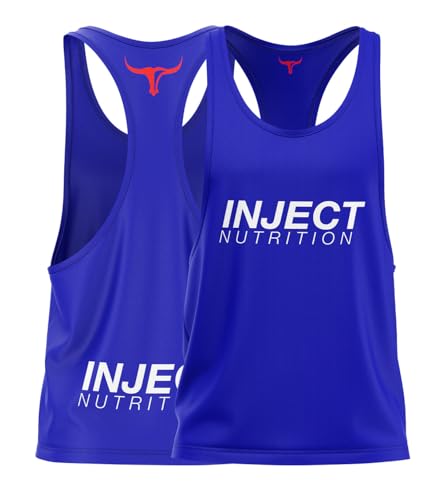 INJECT NUTRITION Blue Tank Official canotta blu royal unisex