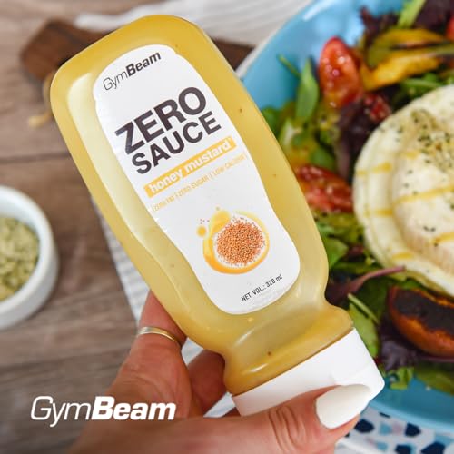 GymBeam Salsa Zero Senape Miele Salsa 320 ml
