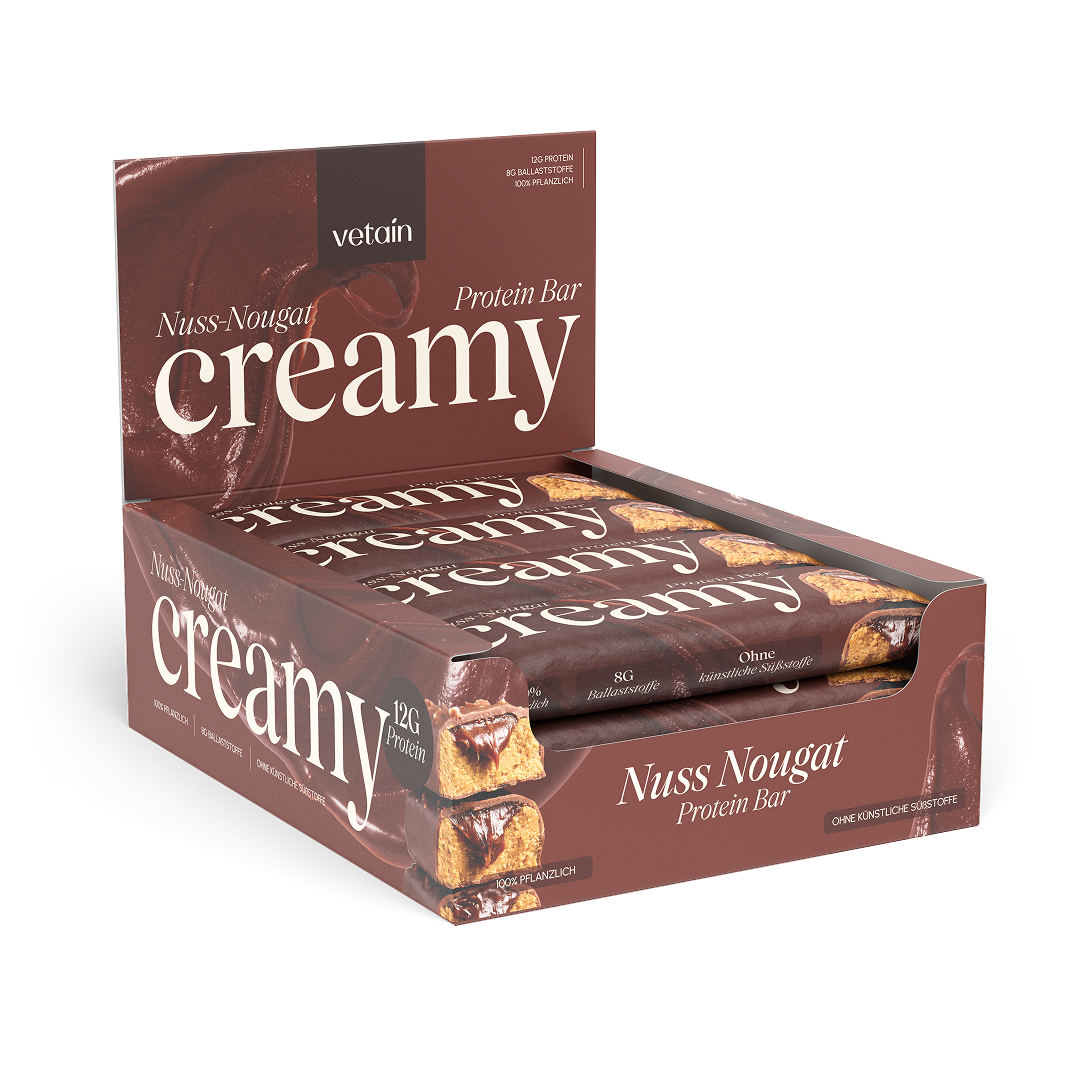 Vetain Creamy Nuss-Nougat barrette proteiche 12 pezzi torrone
