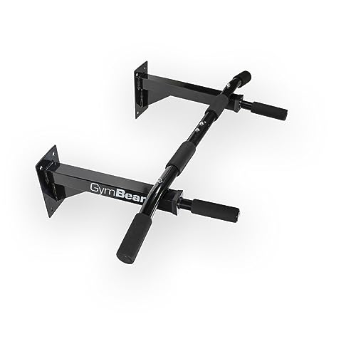 GymBeam Sbarra Pull Up Muro Acciaio 200 kg con Viti