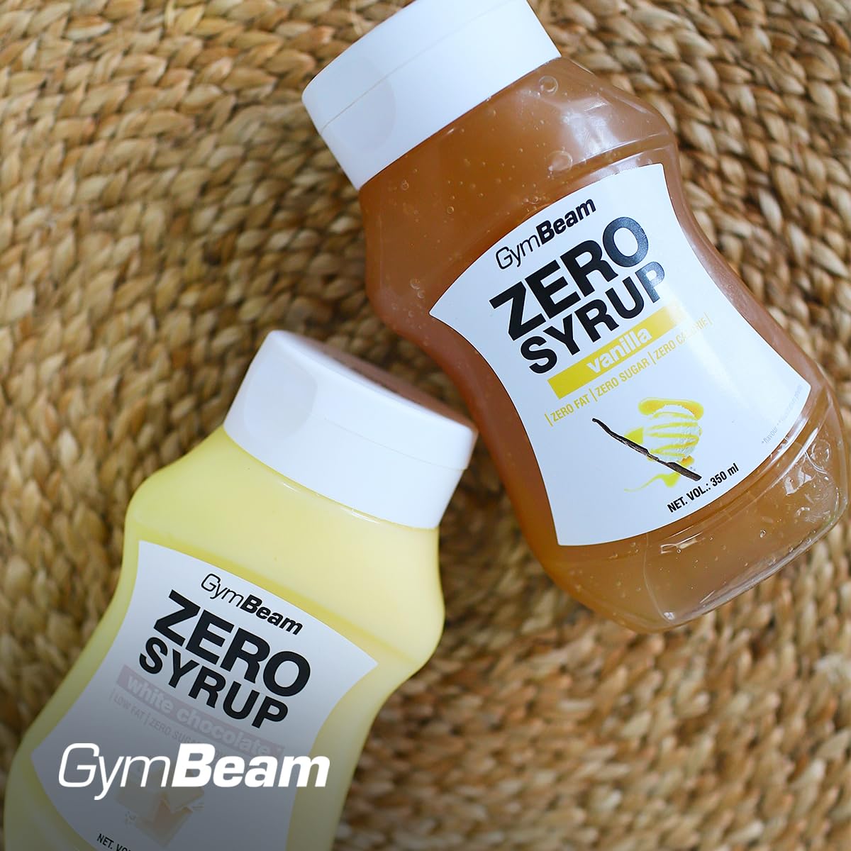 GymBeam Sciroppo ZERO vaniglia 350 ml senza zuccheri