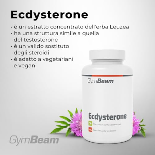 GymBeam Ecdysterone 60 Capsule Estratto Leuzea Vegano