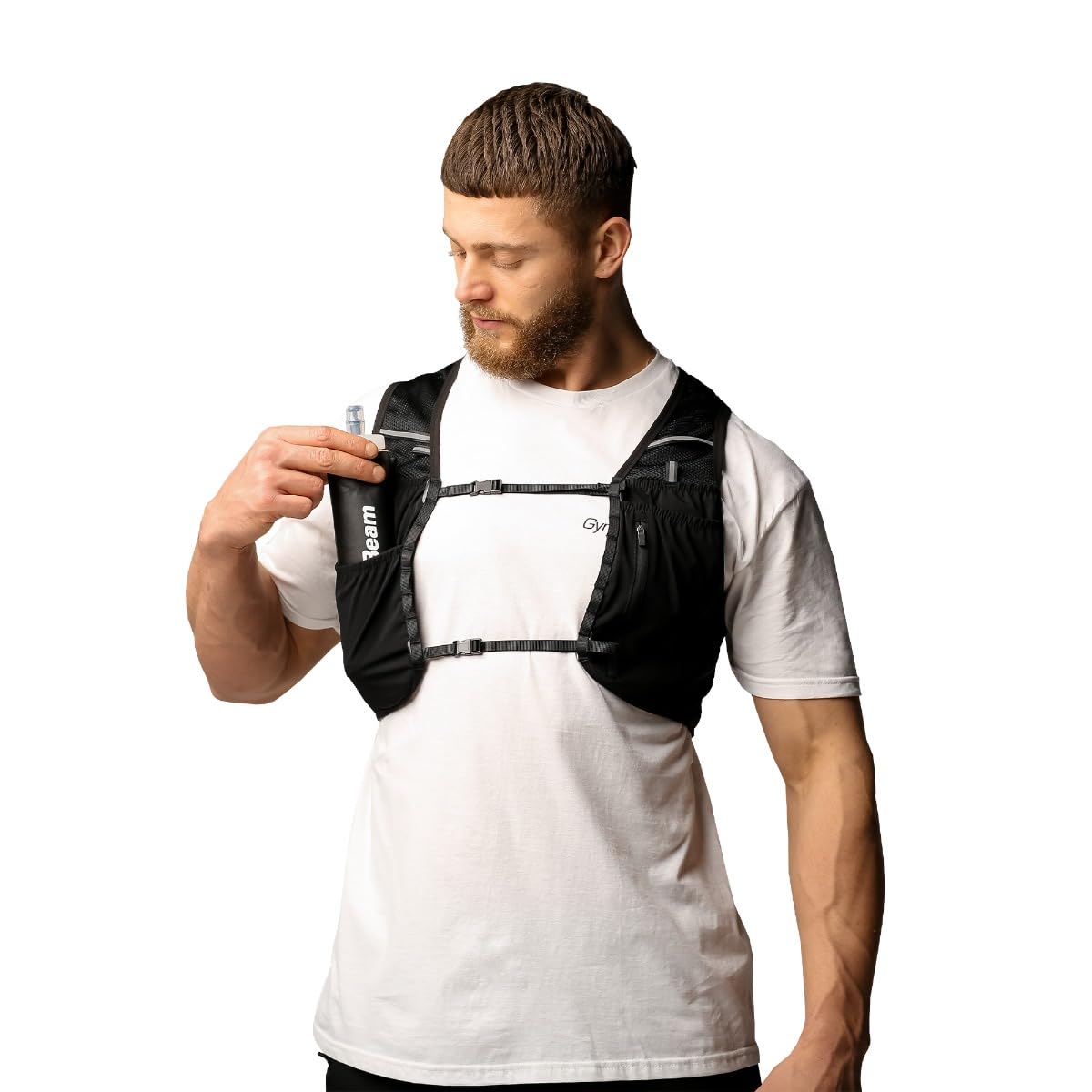 GymBeam Accessori Trail Gilet Running M/L riflettente