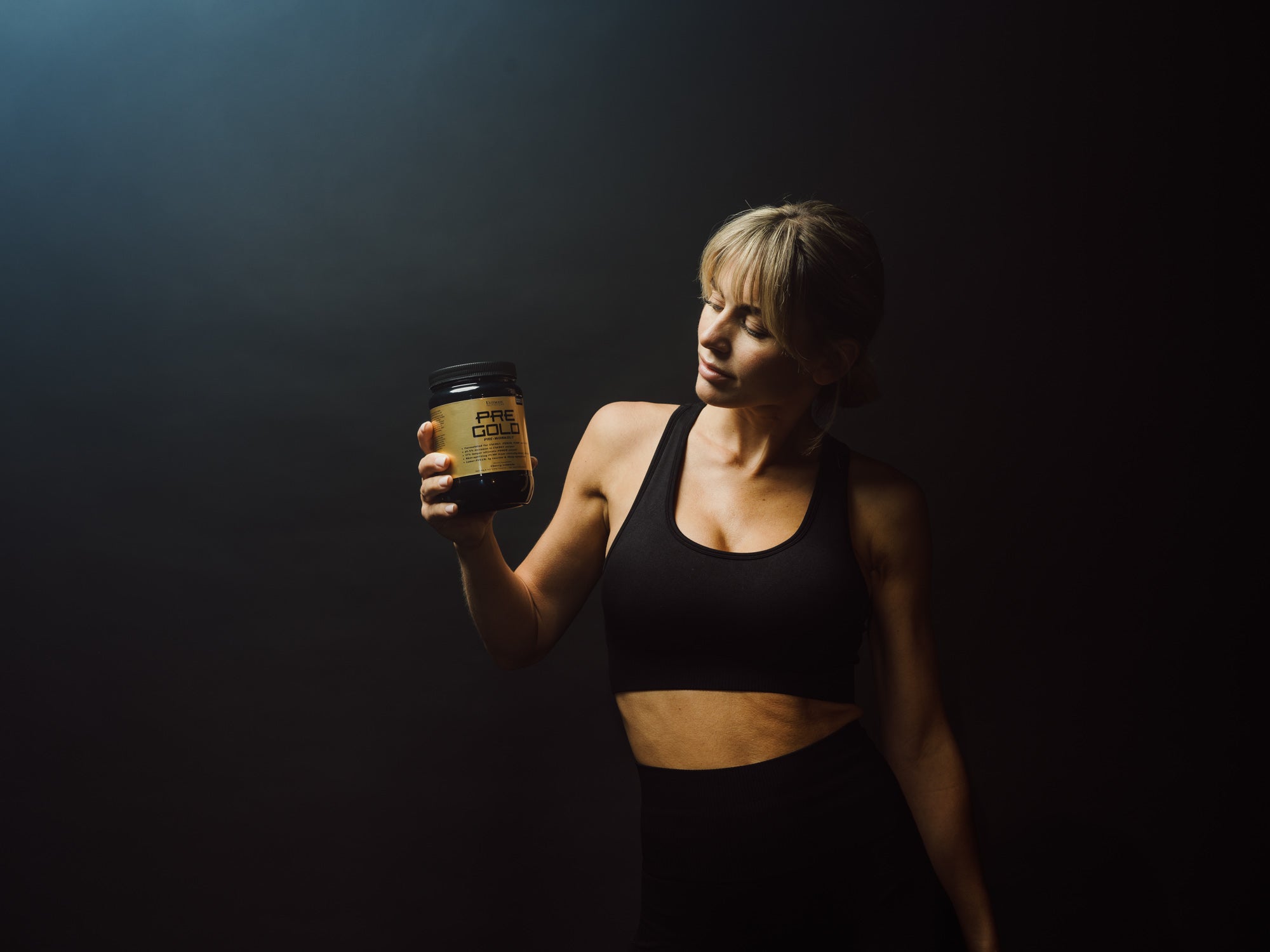 Ultimate Nutrition Pre Gold Sample pre workout blue raspberry caffeina