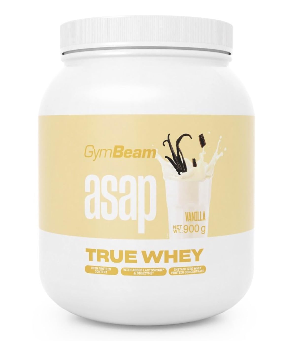 GymBeam True Whey ProDigest proteine banana 900 g muscoli
