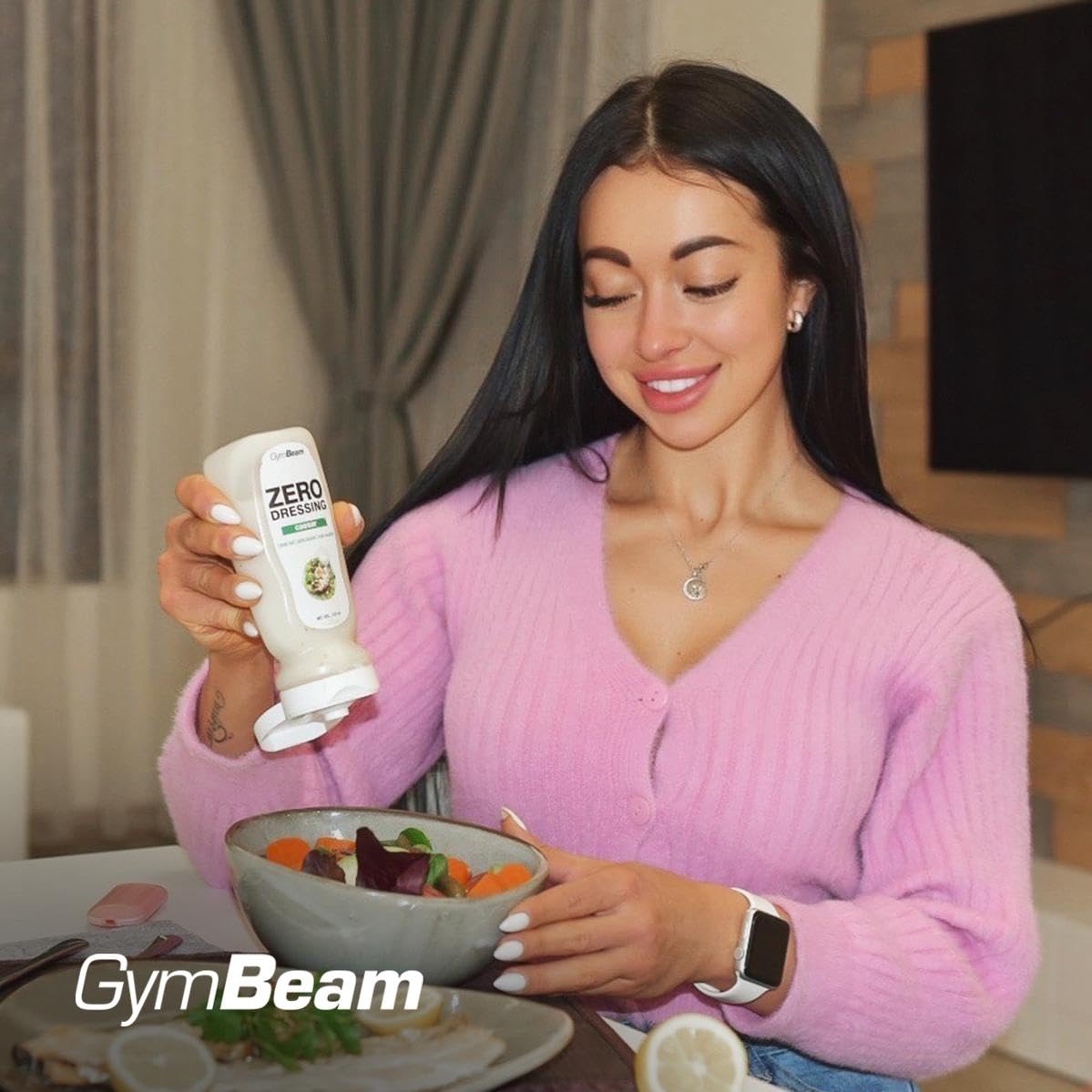 GymBeam Salsa Zero Caesar 320 ml Senza Zuccheri