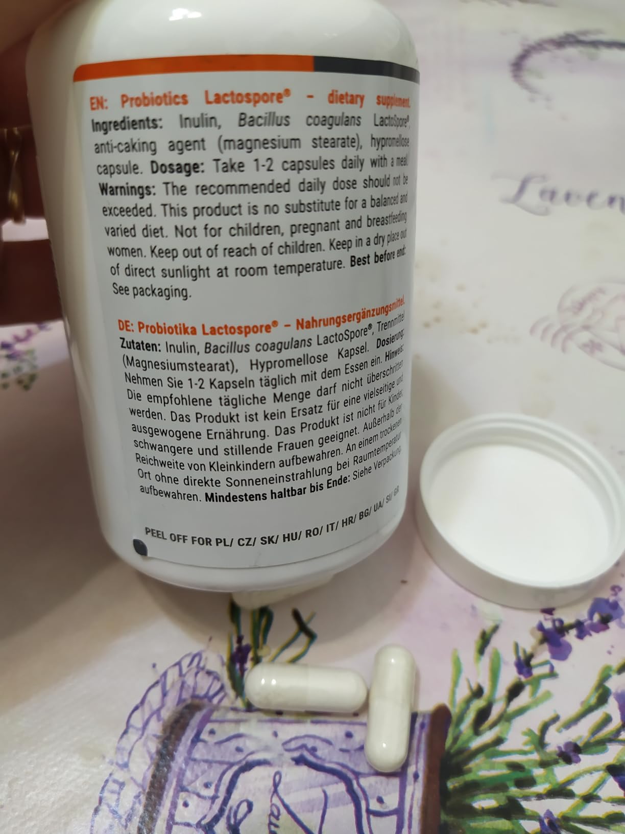 GymBeam Probiotici Lactospore 90 cps 4 Miliardi CFU