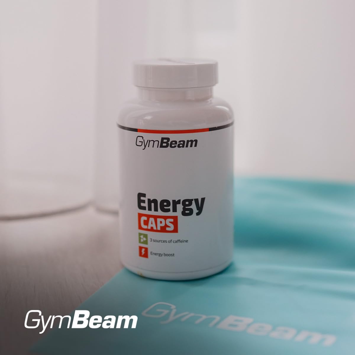 GymBeam Energy CAPS Capsule Caffeina Guaranà 60 Capsule