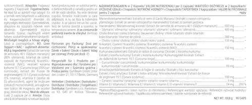 GymBeam Liver Support NAC fegato 90 capsule vegane