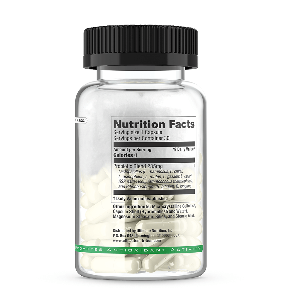 Ultimate Nutrition Balance Probiotic probiotico 40 mld UFC vegan