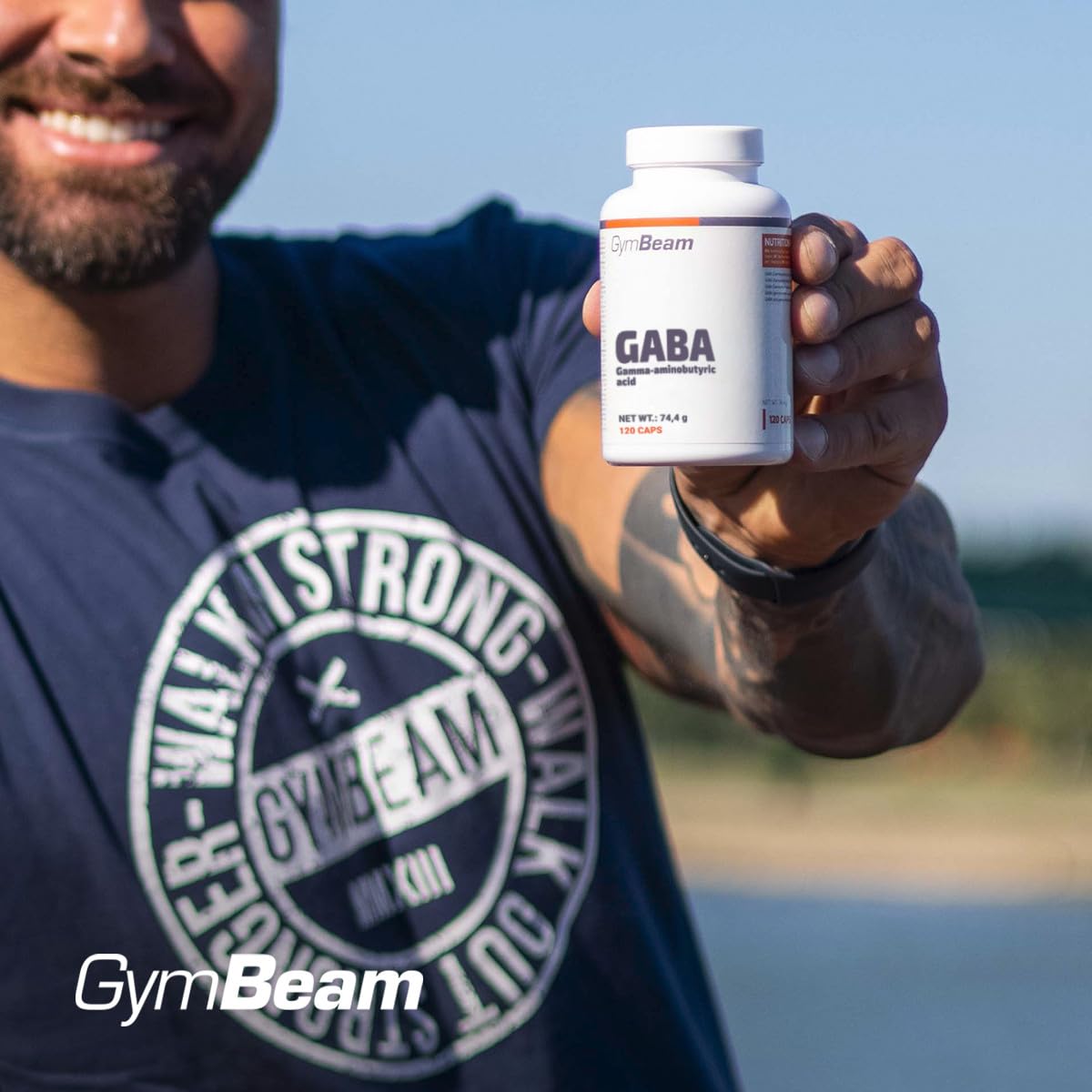 GymBeam GABA Integratore 1000 mg 120 Capsule Sonno