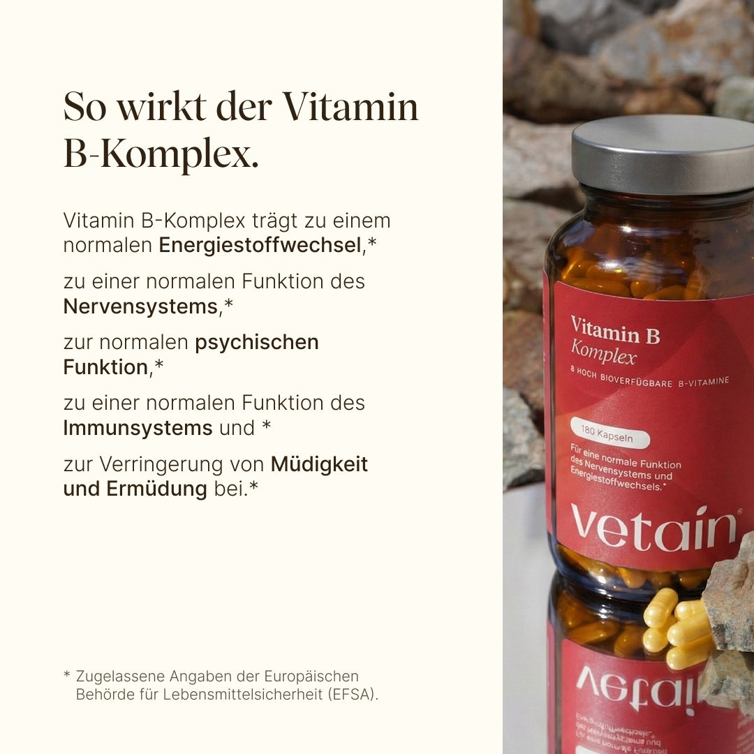 Vetain Vitamine Complesso B 180 Capsule Vegane