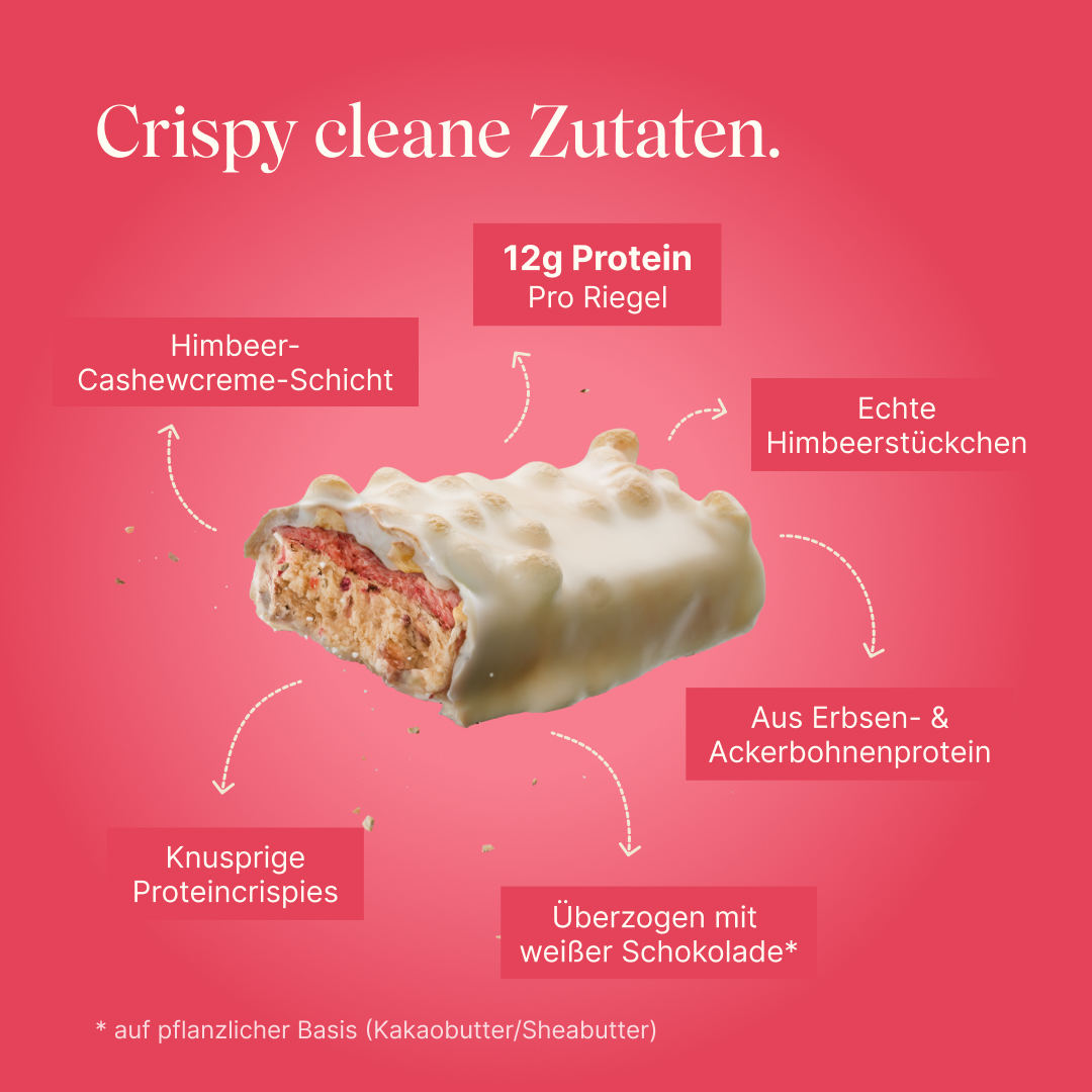 Vetain Crispy Barrette Proteiche Berry 12 Pezzi Vegane