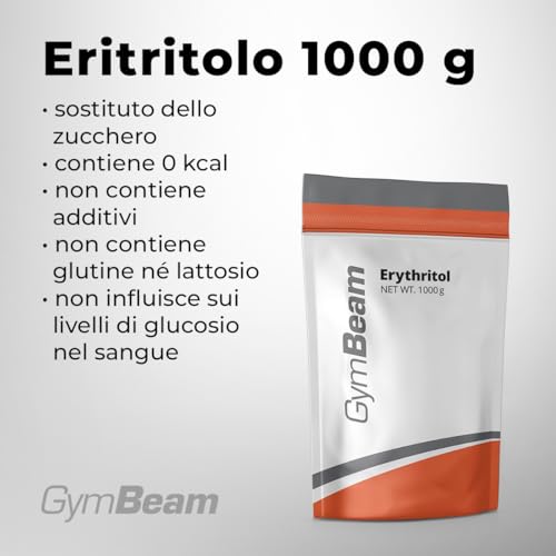 GymBeam Eritritolo Dolcificante 1 kg Zero Calorie