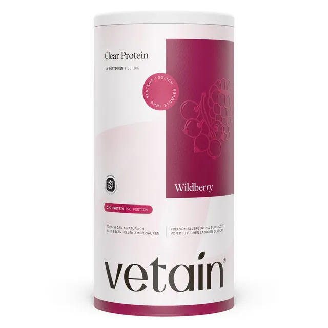 Vetain Clear Protein Wildberry proteine clear 480g frutti bosco