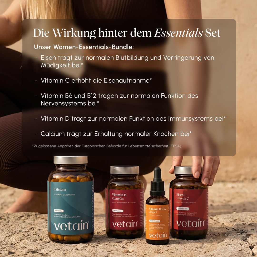 Vetain Women's Essential Bundle integratore donna ferro D3