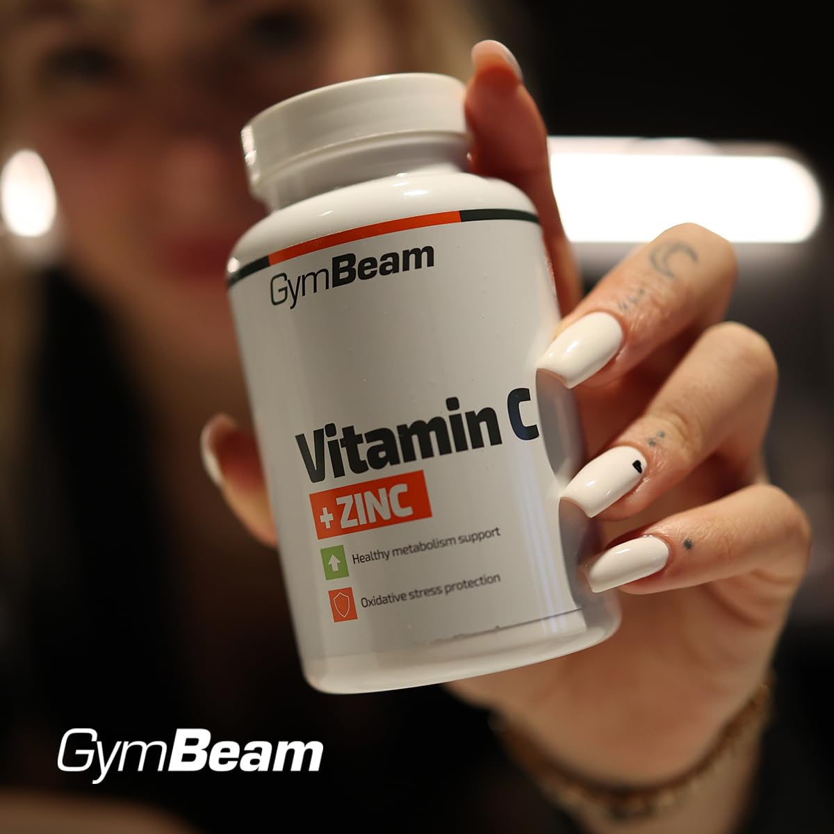 GymBeam Vitamina C + Zinco 120 Compresse Antiossidante