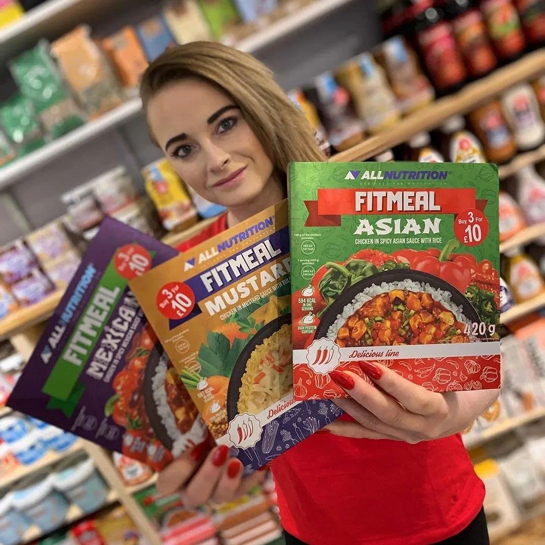 AllNutrition Fitmeal Pollo Riso Pasto Pronto Messicano 420g