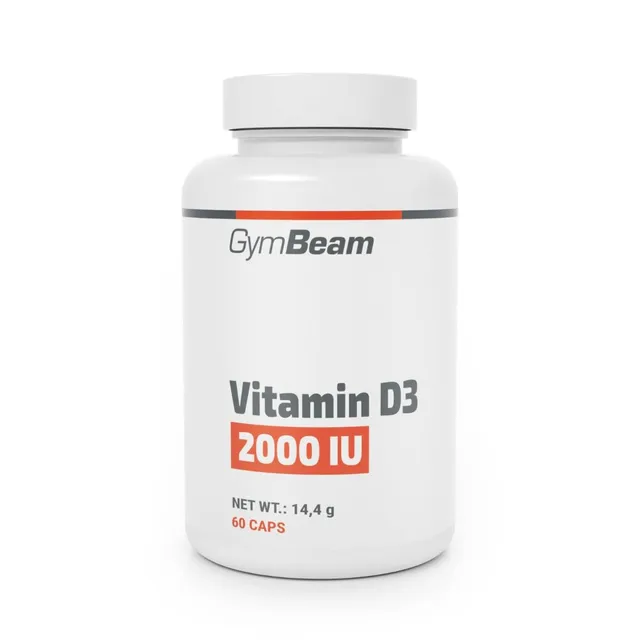 GymBeam Vitamina D3 2000 UI Capsule 60 cps ossa