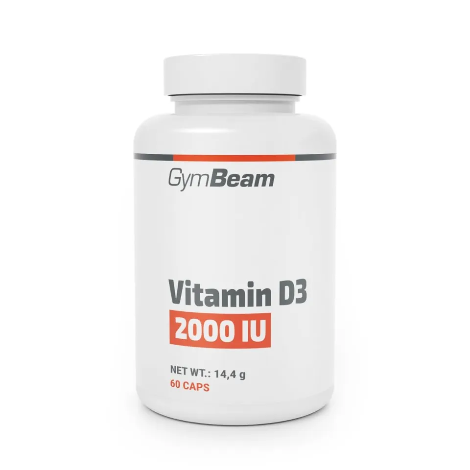 GymBeam Vitamina D3 2000 UI Capsule 60 cps ossa