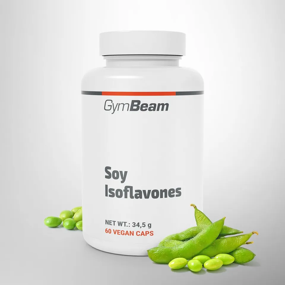 GymBeam Isoflavoni di Soia Capsule Vegane Equilibrio Donna