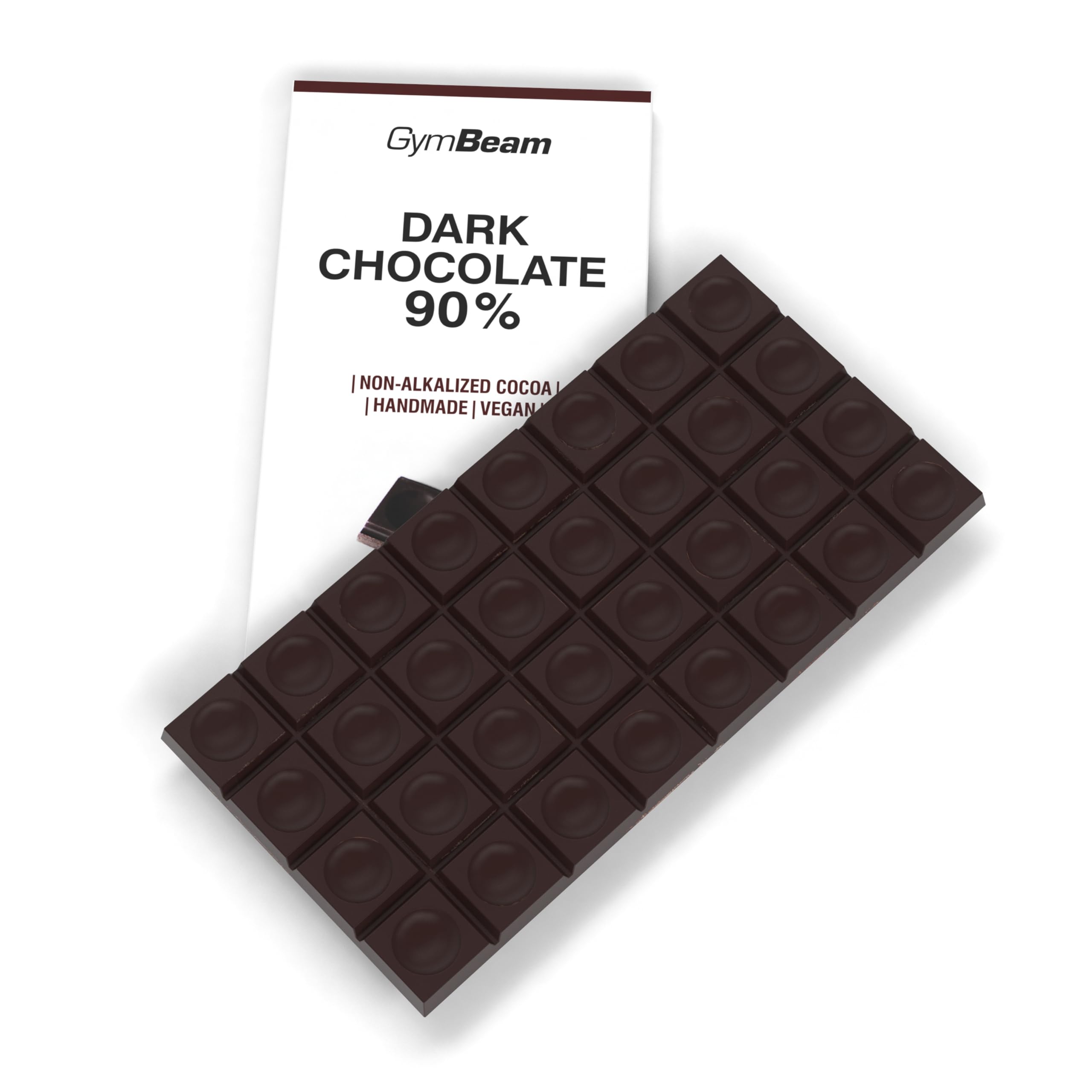 GymBeam Cioccolato Fondente 90% Vegano 70g Low Sugar