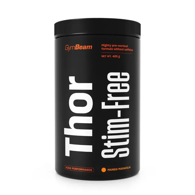 GymBeam Thor Stim-Free Pre Workout 420g Mango-Maracuja