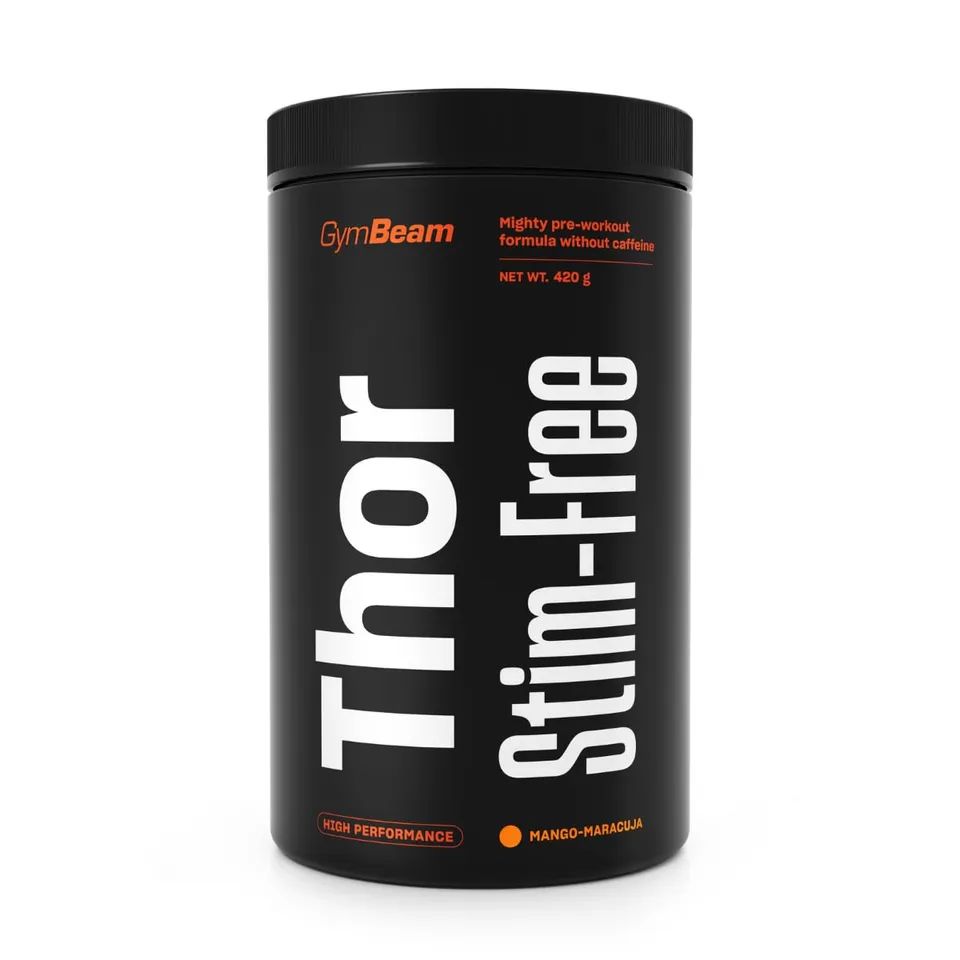 GymBeam Thor Stim-Free Pre Workout 420g Mango-Maracuja