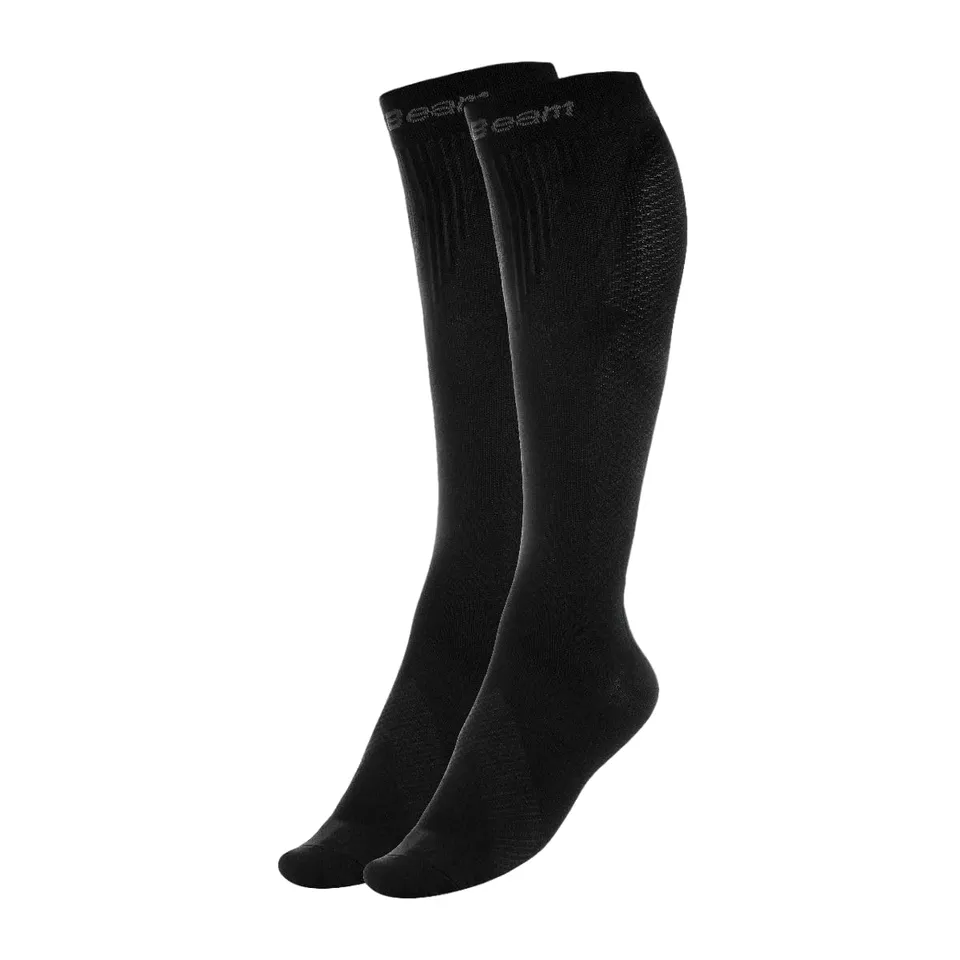 GymBeam Black Calze a Compressione Nero Corsa