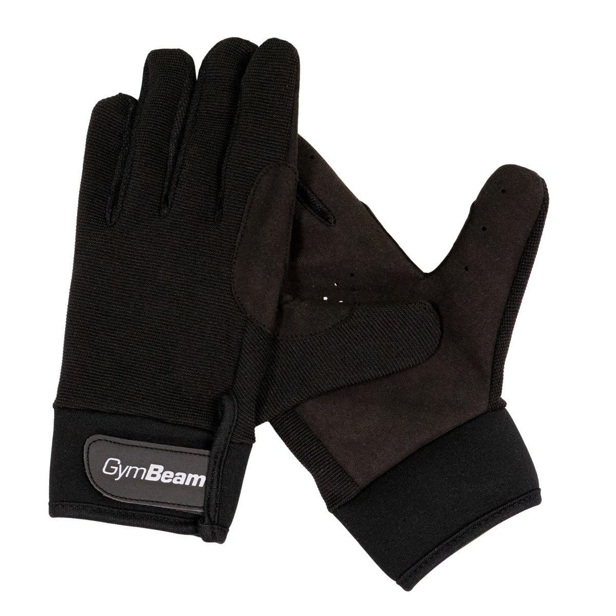 GymBeam Full Finger Guanti Palestra Dita Intere Velcro