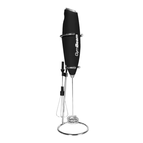 GymBeam Montalatte Portatile frullino latte con supporto schiuma cremosa