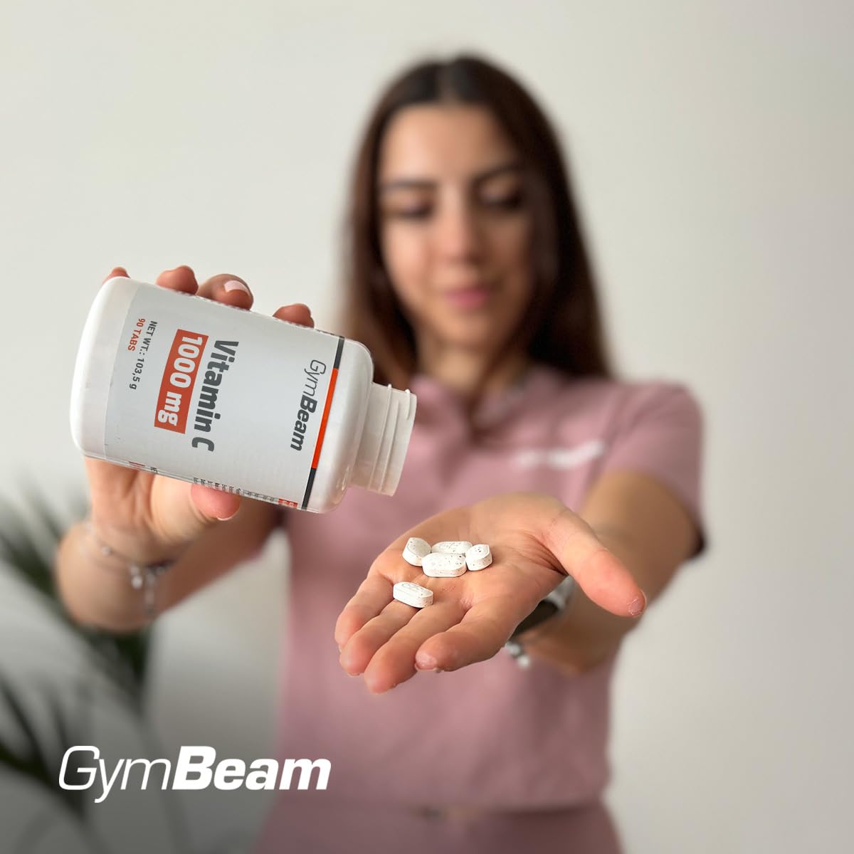 GymBeam Vitamine C 1000mg 30 cpr acido ascorbico immunità
