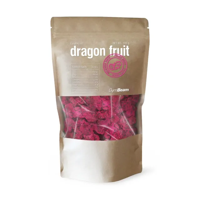 GymBeam Dragon Fruit liofilizzato pitaya 100g croccante