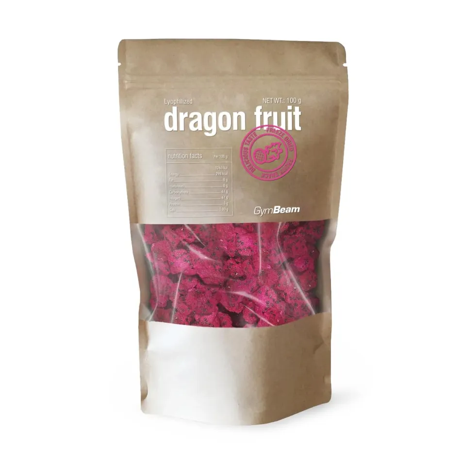 GymBeam Dragon Fruit liofilizzato pitaya 100g croccante