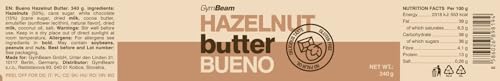 GymBeam Burro di Nocciole Bueno Crema Spalmabile Fibre