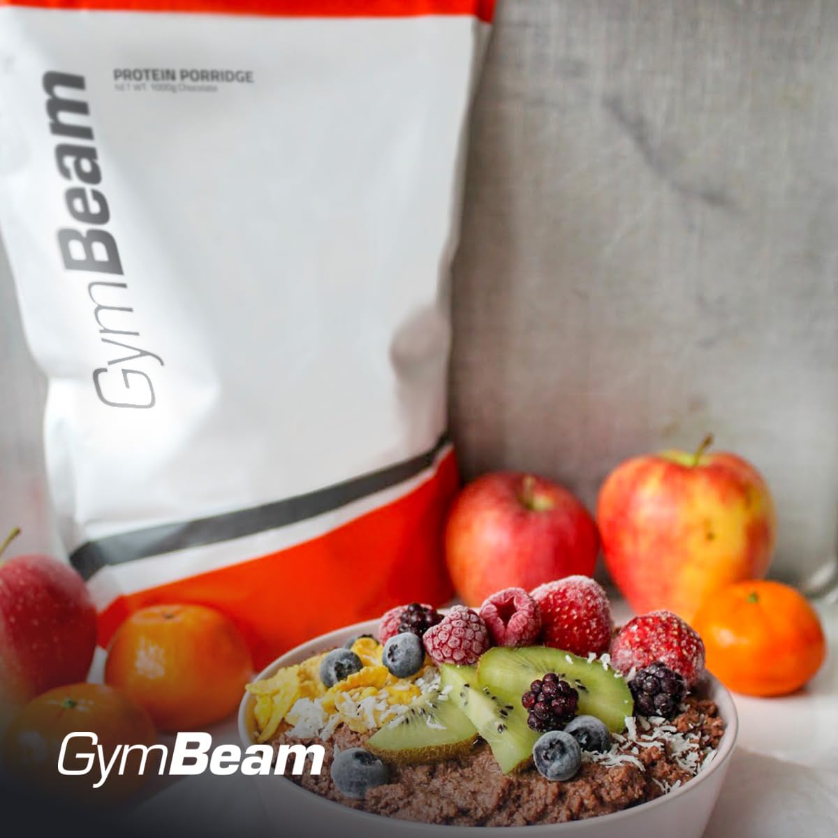 GymBeam Porridge Proteico Banana 1000 g con 24 g Proteine