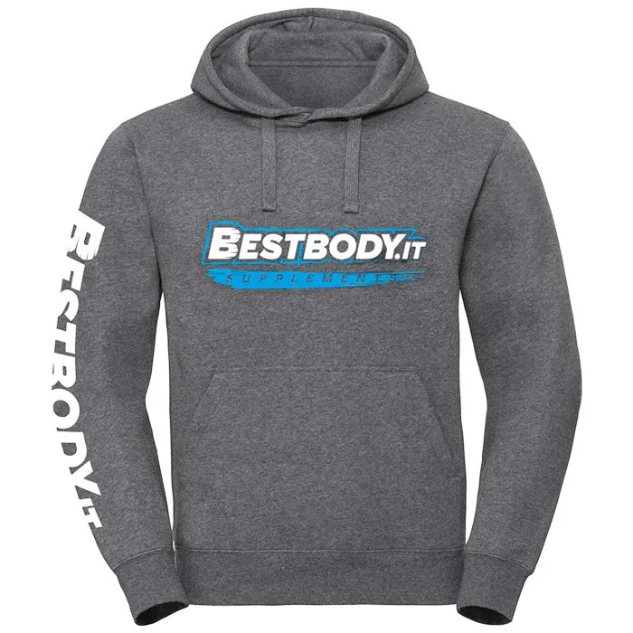 Best Body Felpa Uomo Grigio Chiaro Cotone Taglia XL