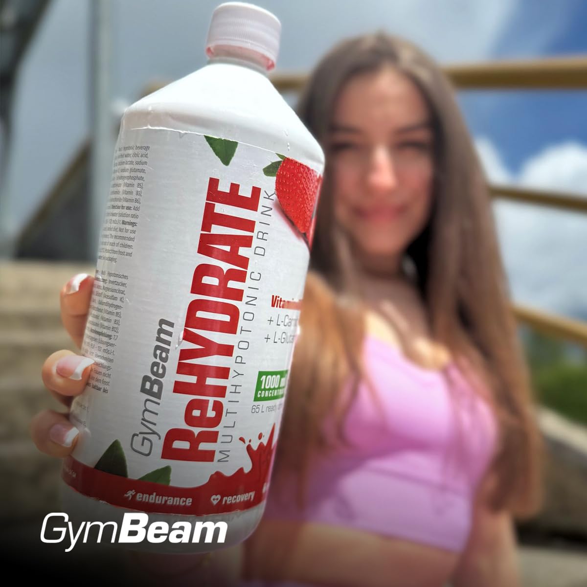 GymBeam ReHydrate Bevanda Ipotonica 1000ml Forestfruit Vitamine