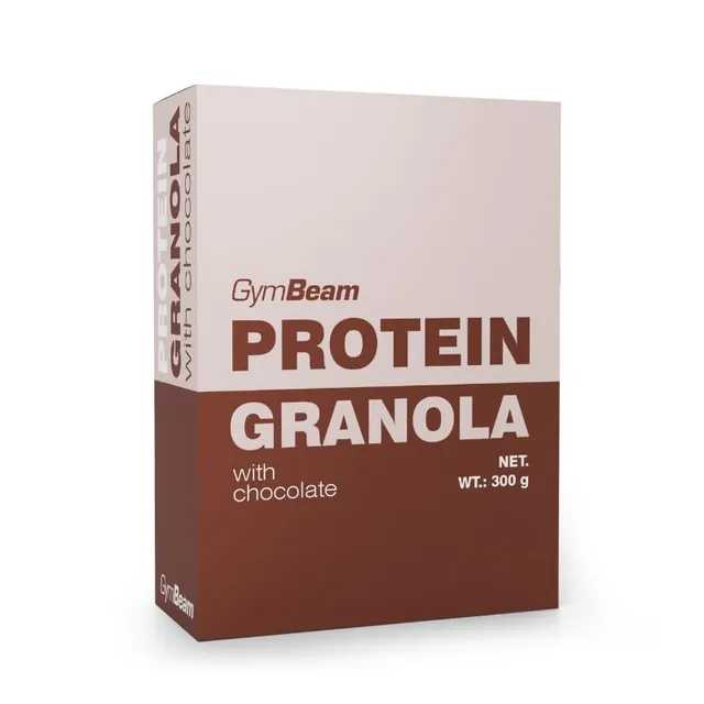 GymBeam Granola Proteica 300g Cioccolato Vegana Avena Fibre