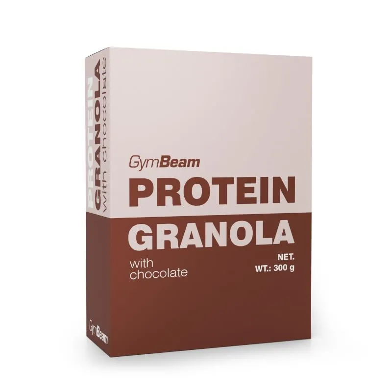 GymBeam Granola Proteica 300g Cioccolato Vegana Avena Fibre