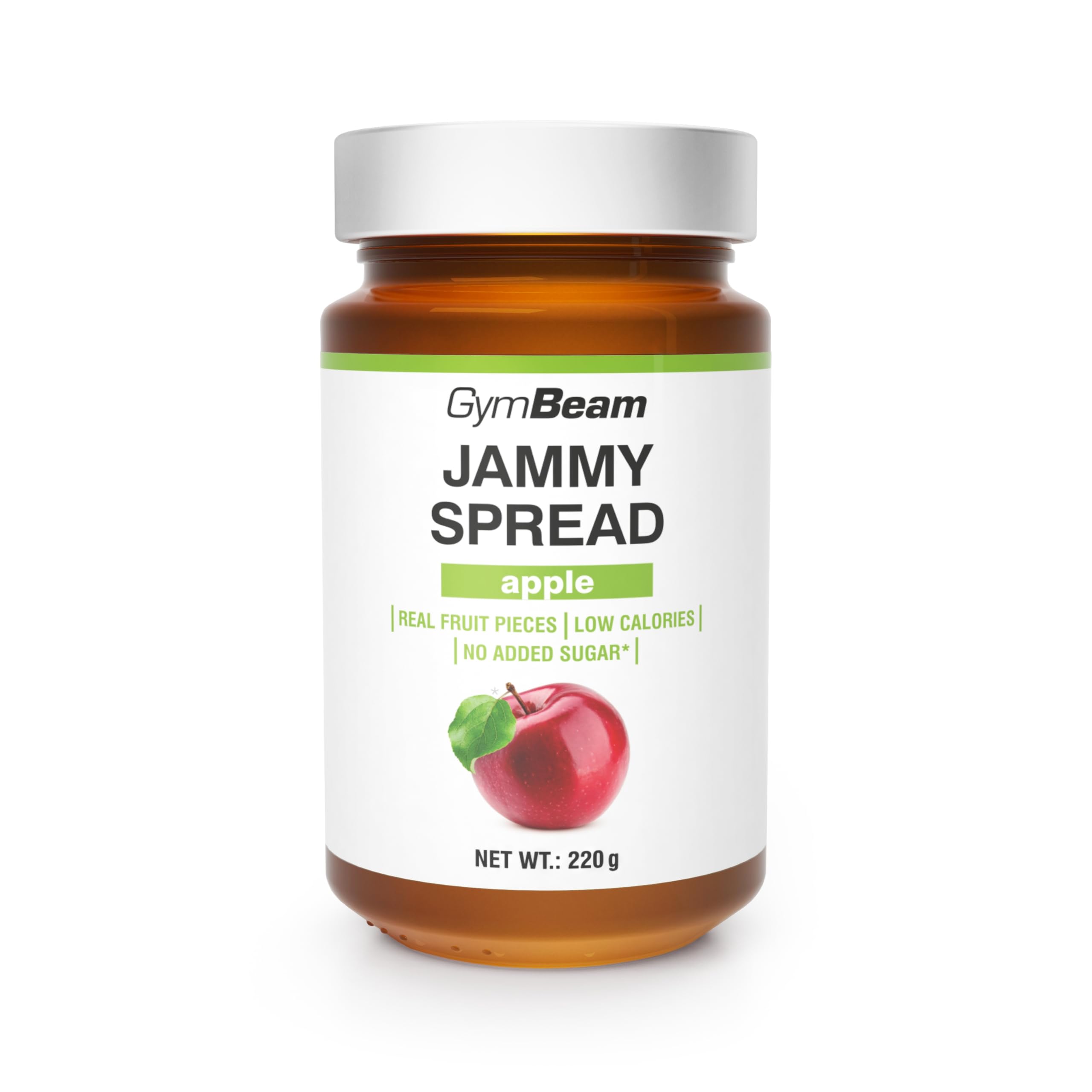 GymBeam Jammy Spread marmellata senza zucchero 220 g mela