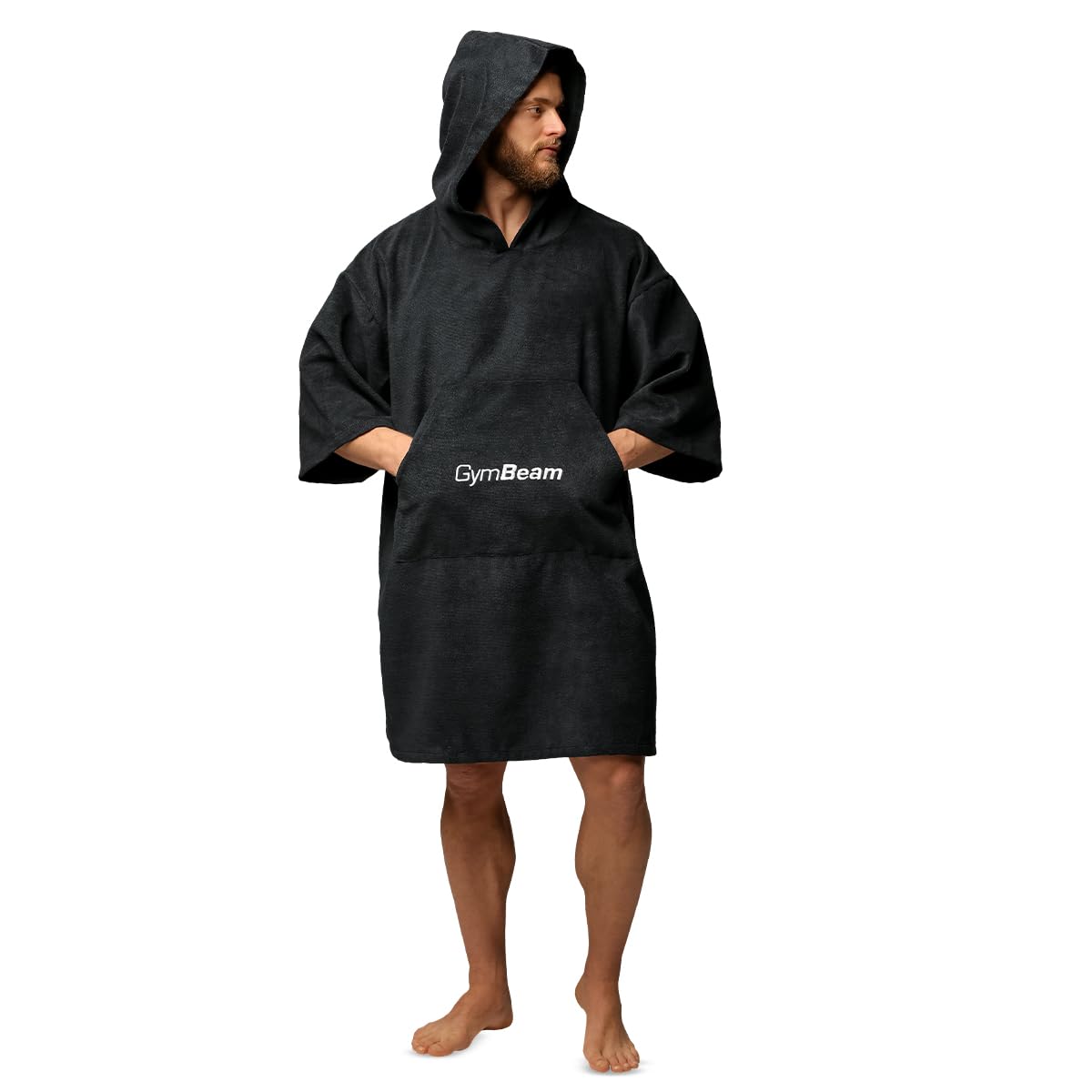 GymBeam Poncho Terry Towel Accappatoio Microfibra