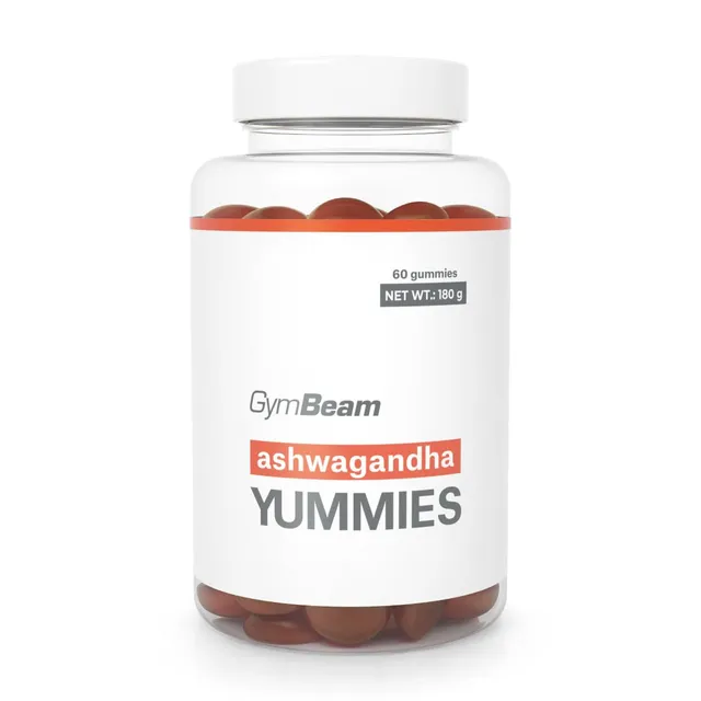 GymBeam Ashwagandha Yummies Caramelle Gommose Frutti di Bosco 60 Pezzi