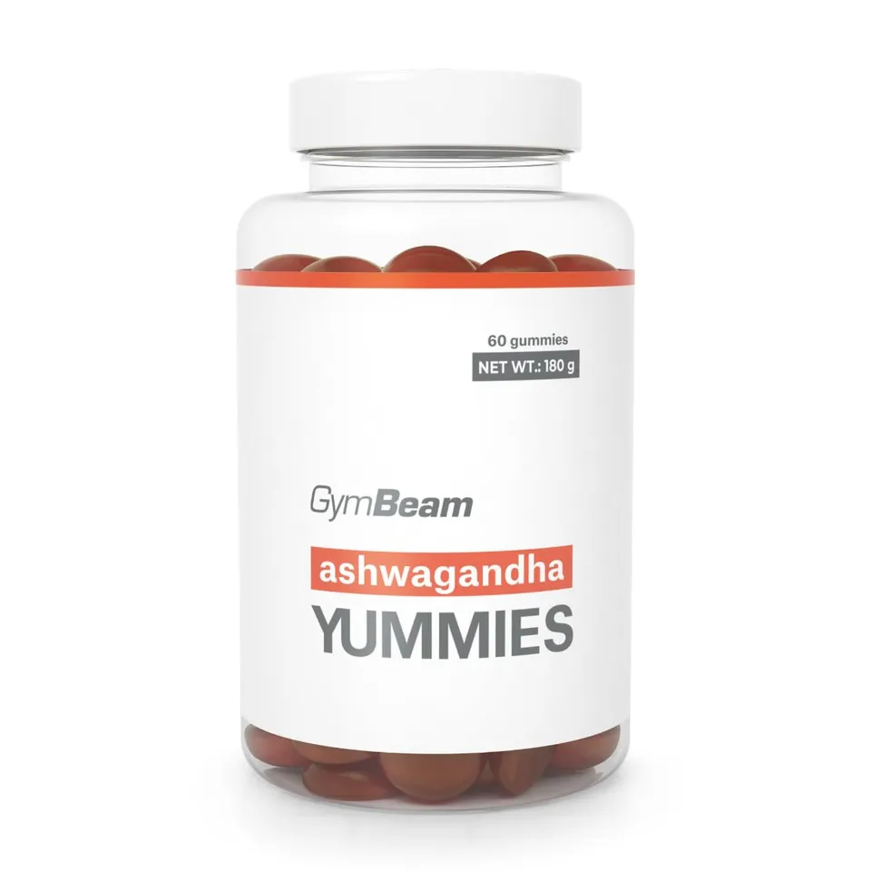 GymBeam Ashwagandha Yummies Caramelle Gommose Frutti di Bosco 60 Pezzi